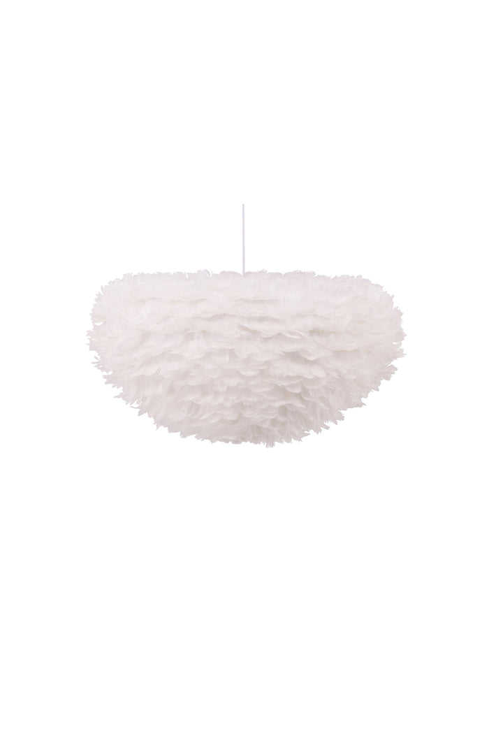 Fjôrd - Hanglamp Wit - 75x75cm - Veren - Nicola