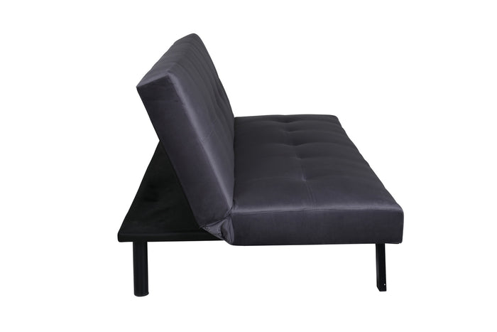 Fjôrd - Slaapbank Donkergrijs - 180cm - Velvet - Bodil