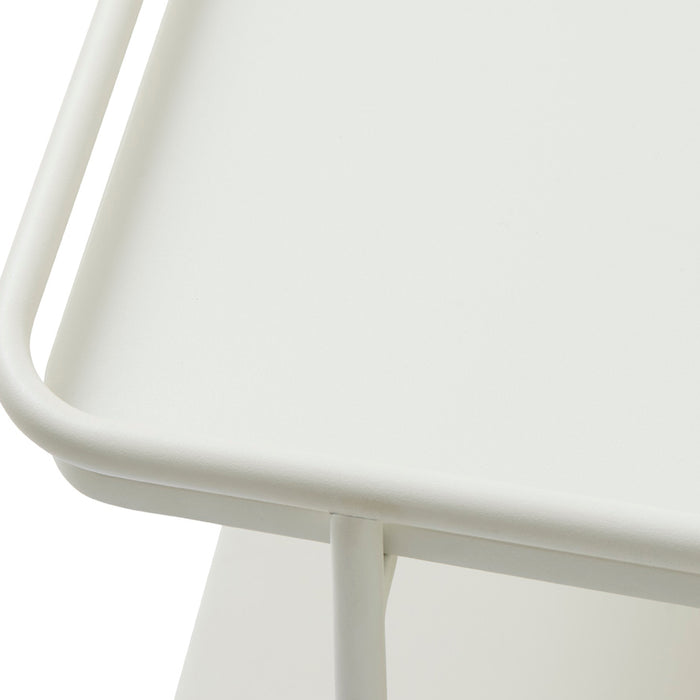 Giga Living - Salontafel Wit Metaal - 75x75x34,3cm - Yuba