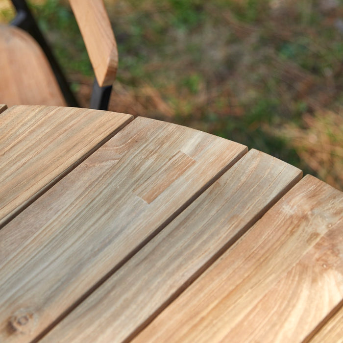 Tikamoon - Tuintafel in gerecycled teakhout 120 Katrine