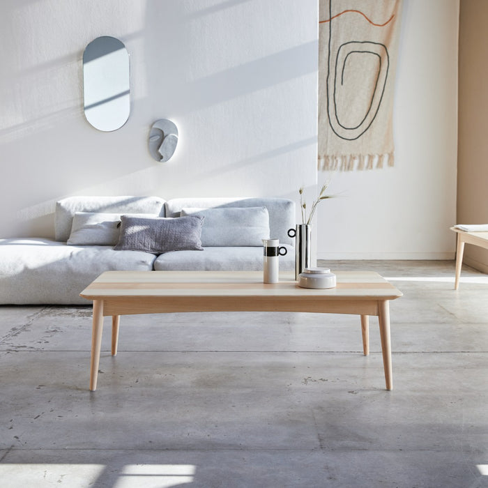 Tikamoon - Josef - Salontafel van massief Frans essenhout