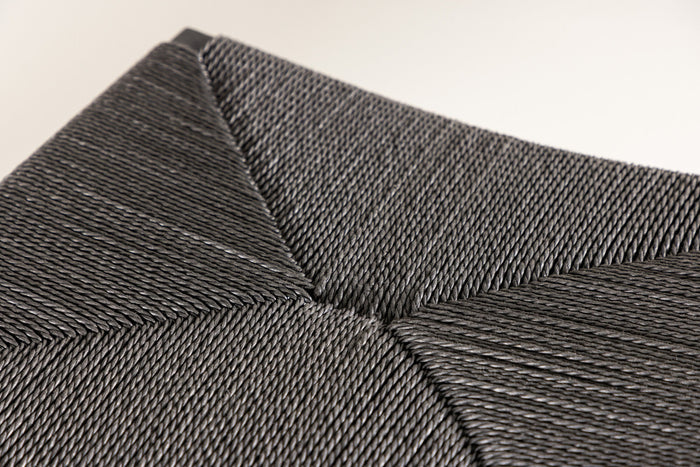 Fjôrd - Barkruk Zwart - Touw - Polly