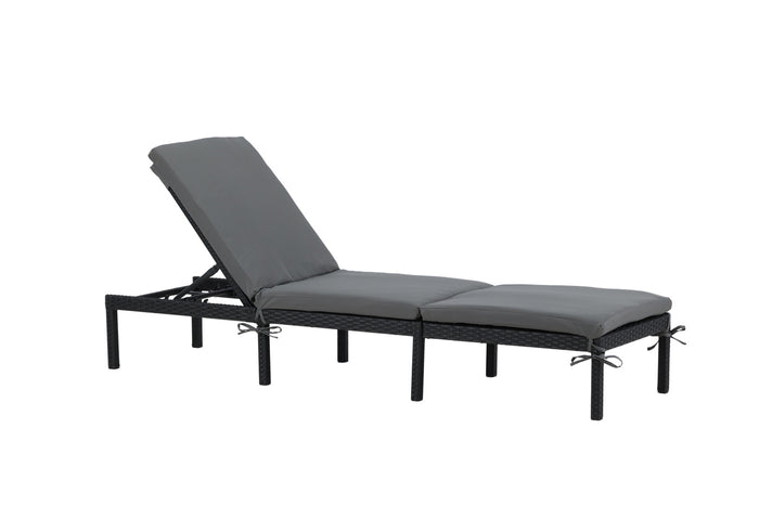 Fjôrd - Ligbed Zwart - Wicker - Bilbao