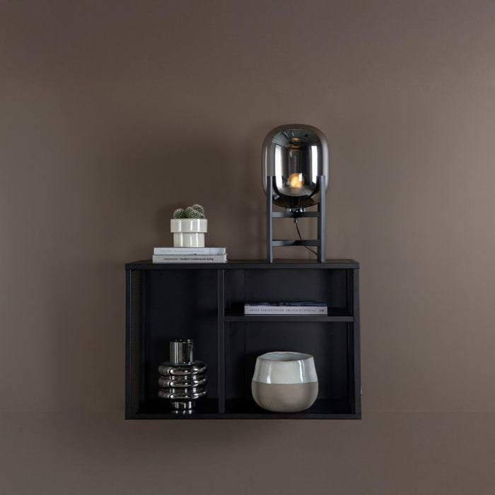 Fjôrd - Tafellamp Zwart Amber - Metaal - Altair