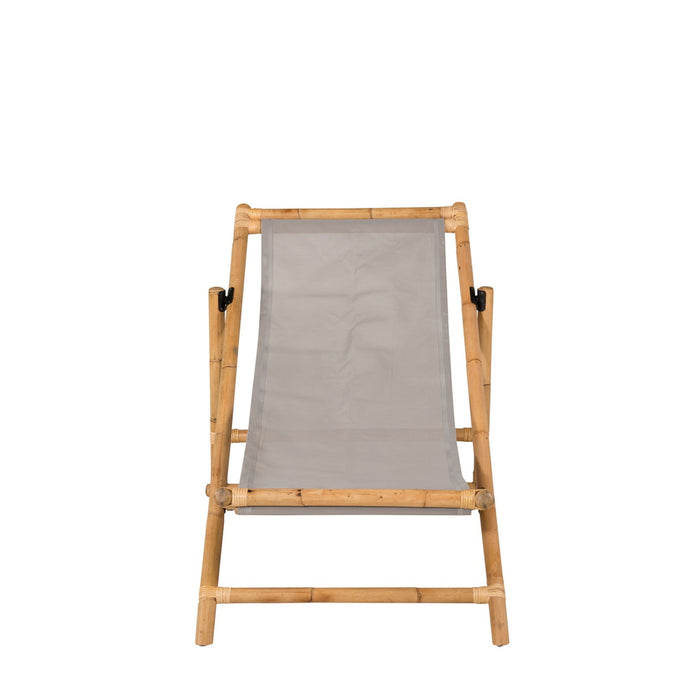 Fjôrd - Ligbed Inklapbaar Naturel - Rotan - Cane