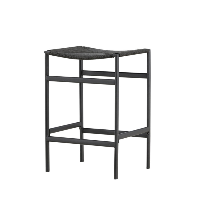 Fjôrd - Barkruk Zwart - Touw - Polly