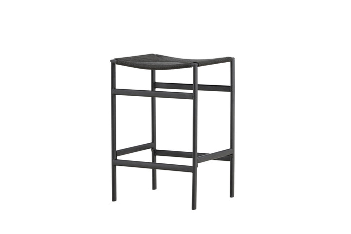 Fjôrd - Barkruk Zwart - Touw - Polly