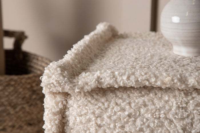 Fjôrd - Poef Wit - Teddy - Castine