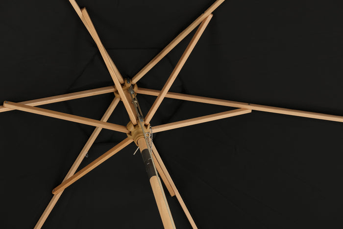 Fjôrd - Parasol Zwart 250cm - Tilt - Corypho