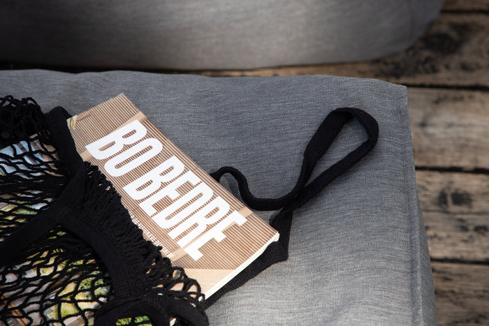 Fjôrd - Outdoor Poef Donkergrijs - Stof - Redang