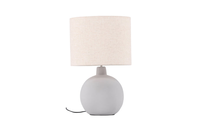 Fjôrd - Tafellamp Grijs - Linnen - Torcello