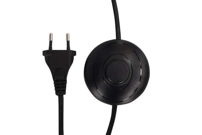 Fjôrd - Vloerlamp Zwart|Wit - Glas - Ferrand