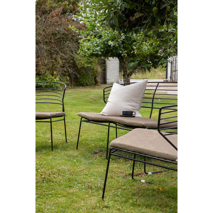 Venture Home Milano Bankstel - Zwart