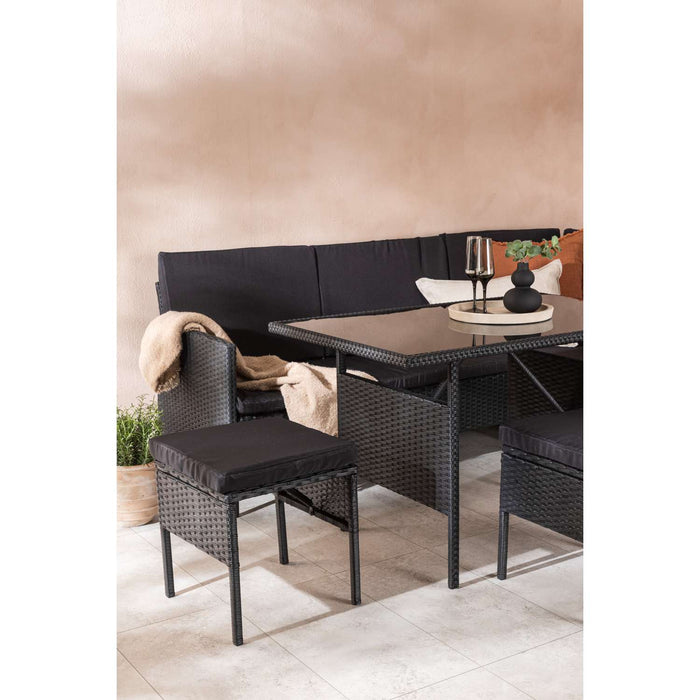 Venture Home Knock Hoekbankset - Zwart