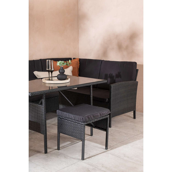 Venture Home Knock Hoekbankset - Zwart