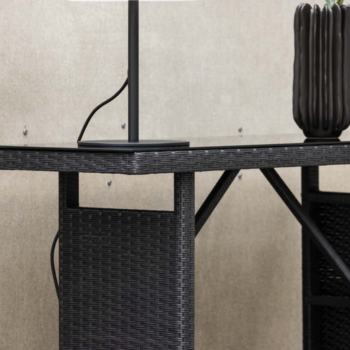 Venture Home Padova Bijzettafel 74 x 120 x 40 - Zwart