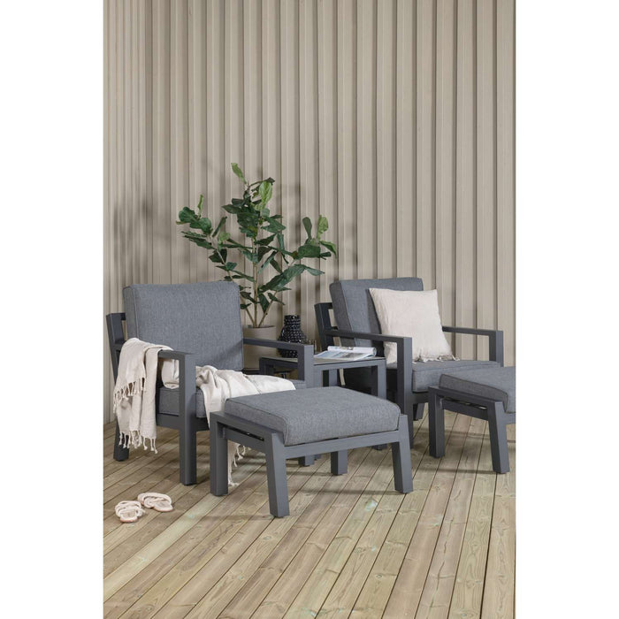 Venture Home Barcelona Loungeset - Zwart