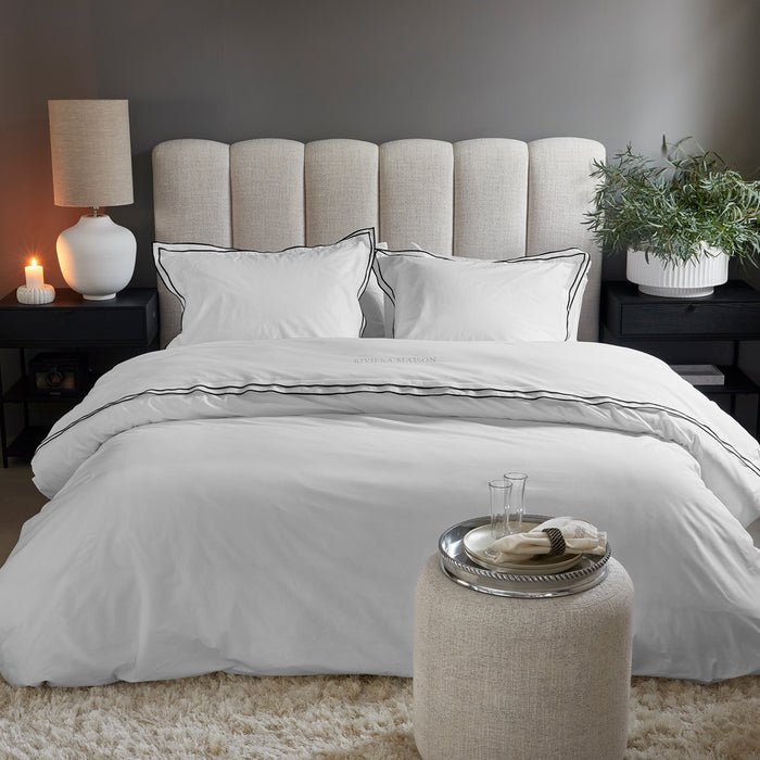 Rivièra Maison Dekbedovertrek RM Salute, Wit, 240x200|220