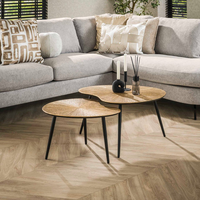 Giga Meubel - Salontafel Brons - 71x56x40cm - Set Van 2 - Ray