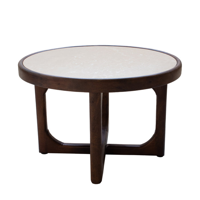 Giga Meubel - Salontafel Donkerbruin - Set Van 2 - 90cm - Ayase