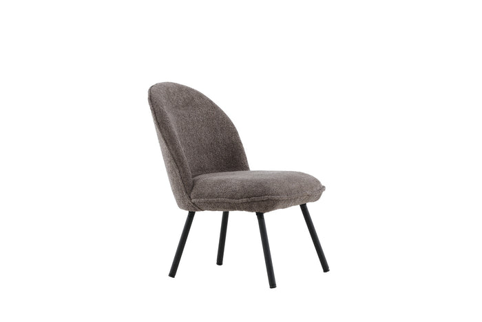 Fjôrd - Fauteuil Grijs - Bouclé - Polar