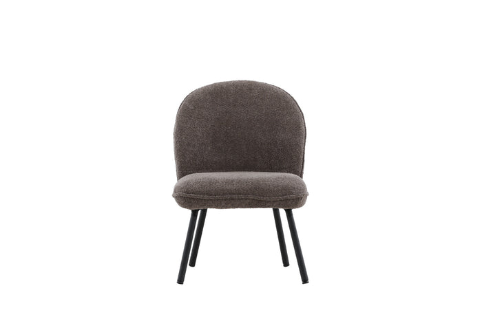 Fjôrd - Fauteuil Grijs - Bouclé - Polar