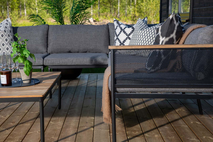 Venture Home Nettan Hoekbankset - Grijs