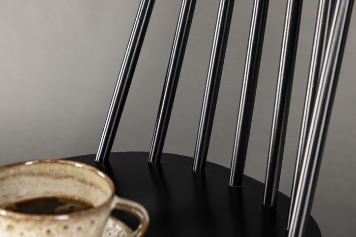 Fjôrd - Eetkamerstoel Zwart - Hout - Lönneberga - Set van 2