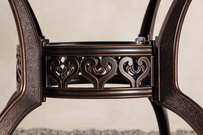 Venture Home Coimbra Cafétafel ⌀100 - Bruin