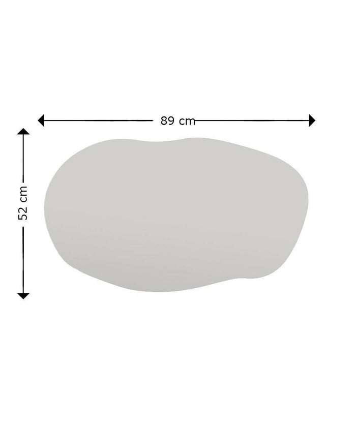 Giga Meubel - Spiegel Zwart - 52x2,2x89cm - Lossa