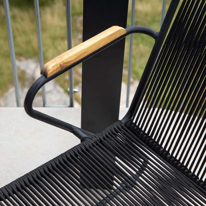 Venture Home Bois Eetkamerstoel 51 x 82 x 55 - Zwart