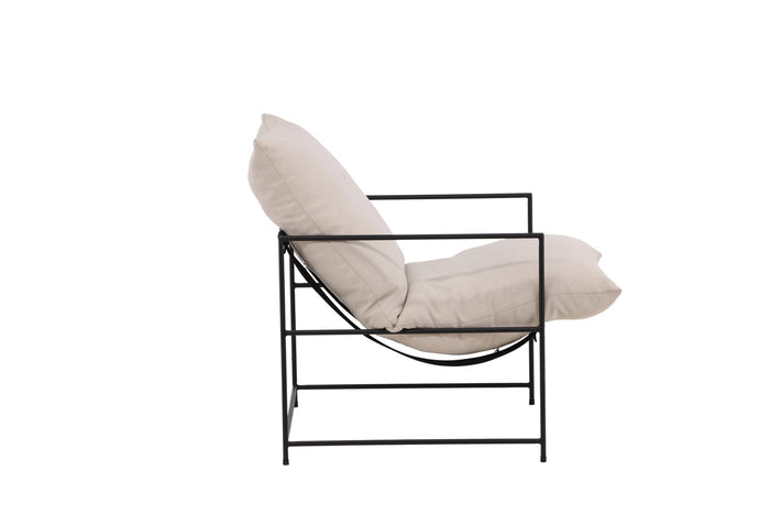 Fjôrd - Fauteuil Wit - Linnen - Sedalia