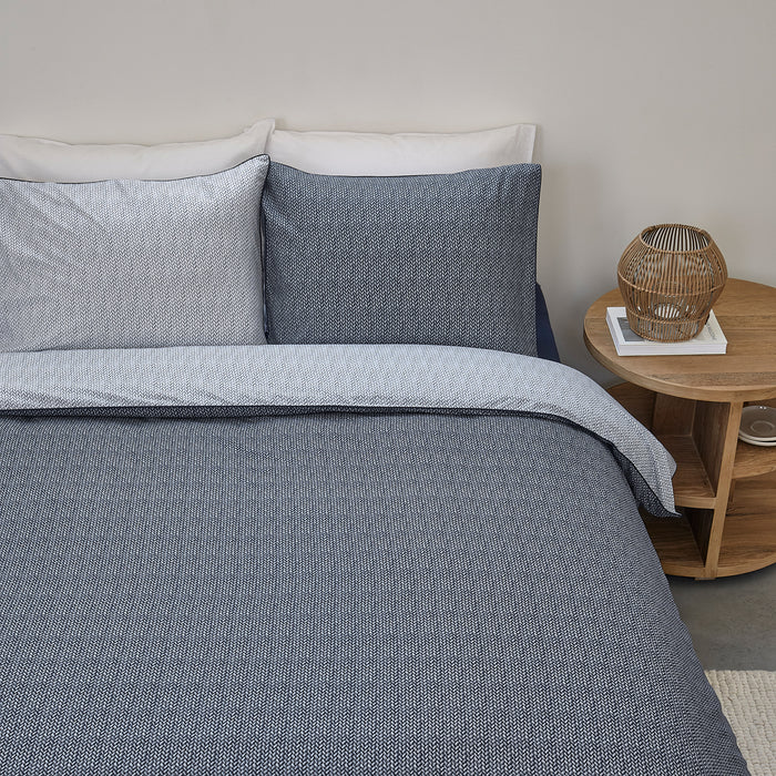 Riviera Maison - RM Twisted blue 60x70 - Blauw