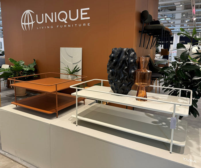 Giga Living - Salontafel Oranje Metaal - 75x75x34,3cm - Yuba