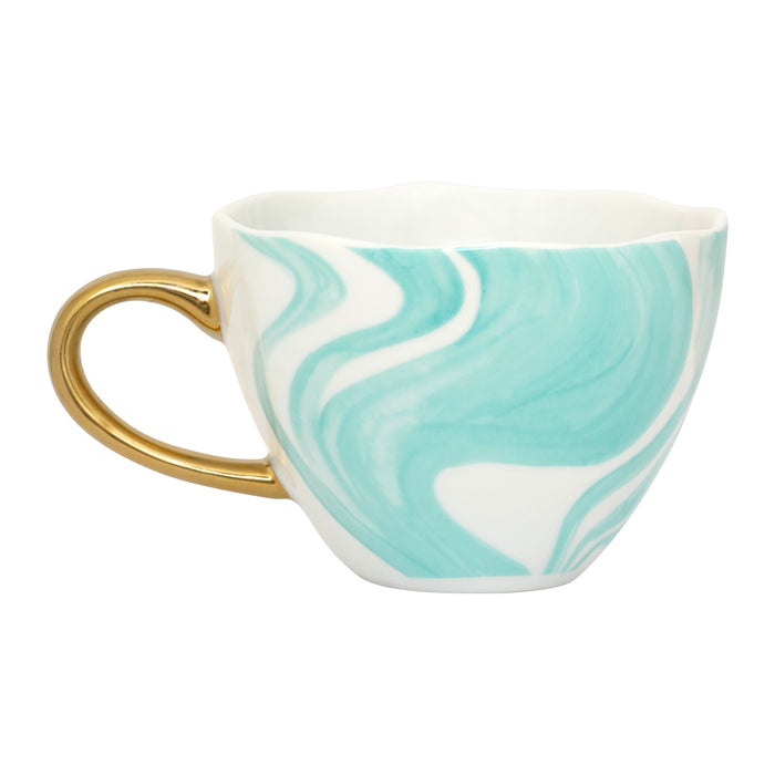 Urban Nature Culture Good Morning Cappuccino / Theekop - Valuri Emerald Green - 4 st.