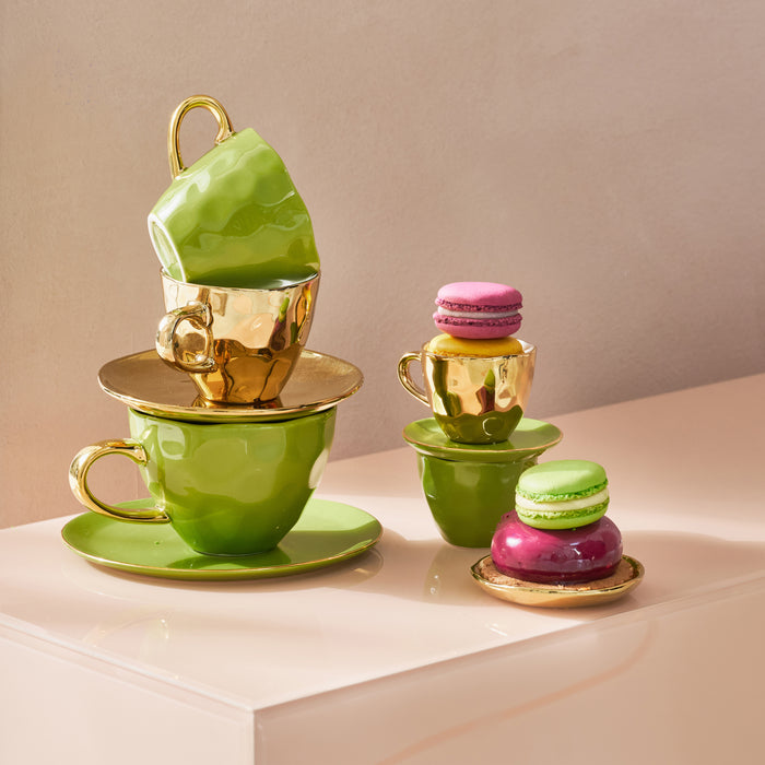 Urban Nature Culture Good Morning Cappuccino / Theekop - Evergreen Sprig - 4 st.