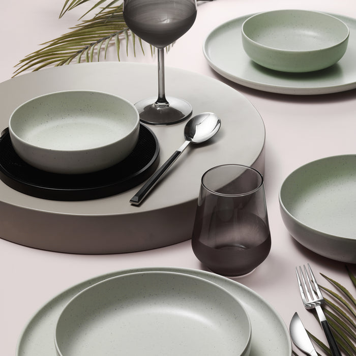 by fonQ Loods Serviesset 24-delig - Mat Mintgroen