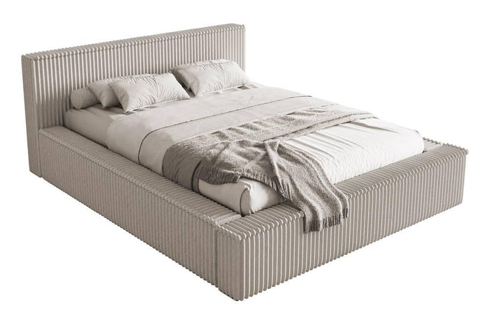NADUVI Collection Bedframe Rafe ribstof 160 x 200 cm