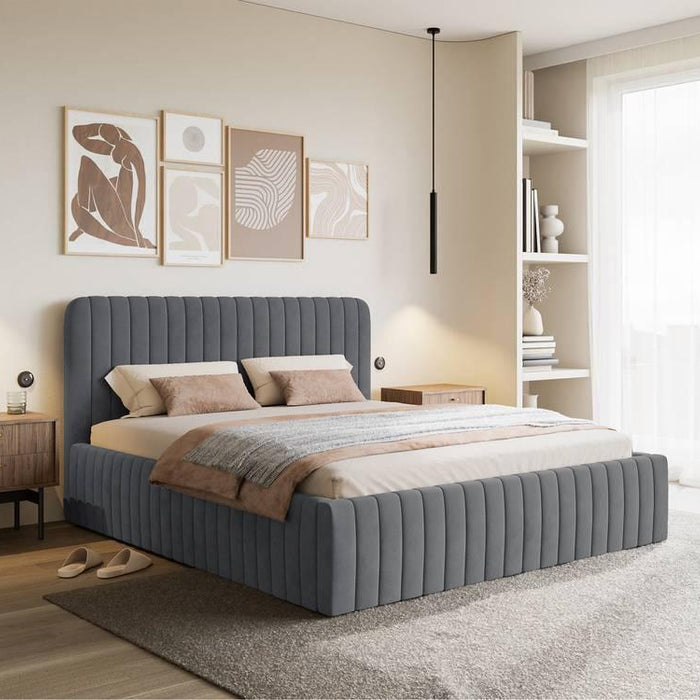 NADUVI Collection Bedframe Destro velvet met opbergruimte 180 x 200
