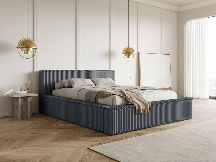 NADUVI Collection Bedframe Rafe ribstof 140 x 200 cm