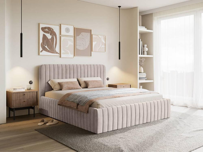 NADUVI Collection Bedframe Destro velvet met opbergruimte 140 x 200