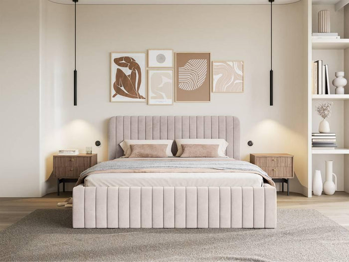 NADUVI Collection Bedframe Destro velvet met opbergruimte 140 x 200