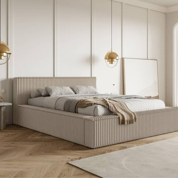 NADUVI Collection Bedframe Rafe ribstof 180 x 200 cm