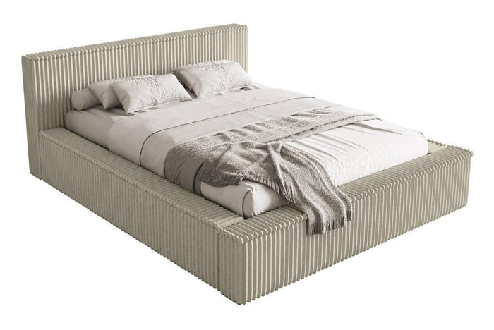 NADUVI Collection Bedframe Rafe ribstof 140 x 200 cm
