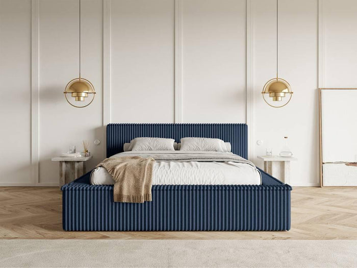 NADUVI Collection Bedframe Rafe ribstof 160 x 200 cm