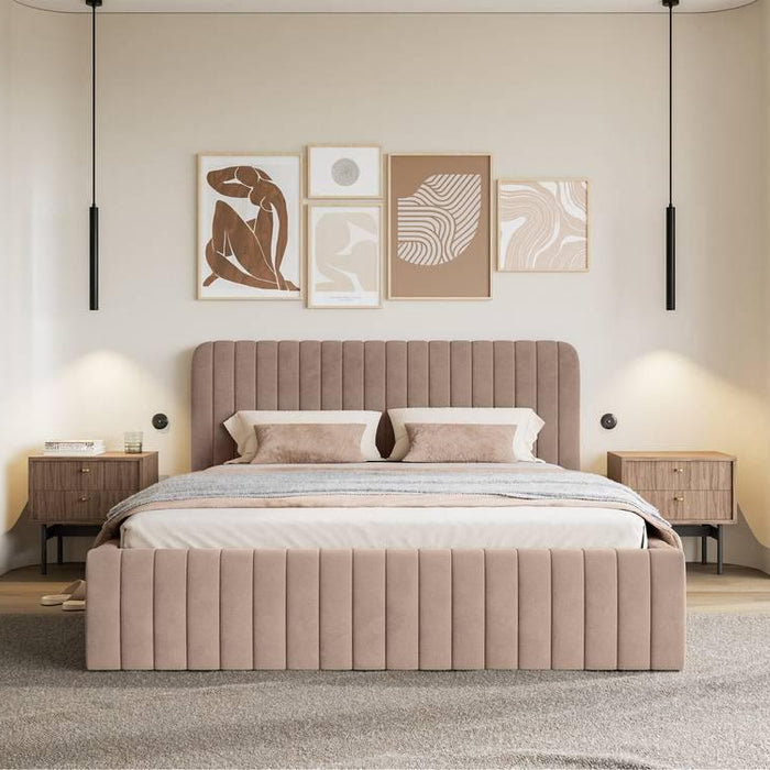 NADUVI Collection Bedframe Destro velvet met opbergruimte 140 x 200