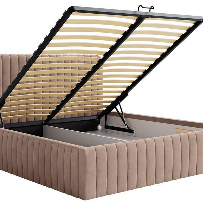 NADUVI Collection Bedframe Destro velvet met opbergruimte 140 x 200