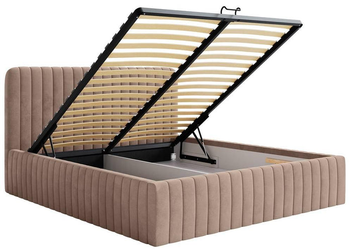 NADUVI Collection Bedframe Destro velvet met opbergruimte 140 x 200