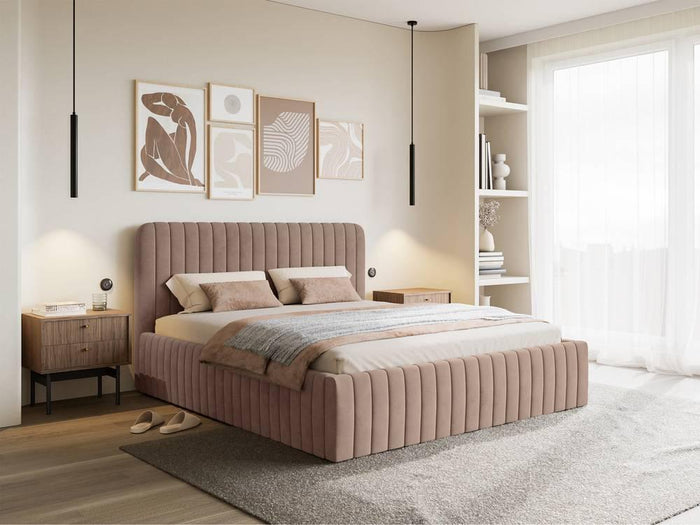 NADUVI Collection Bedframe Destro velvet met opbergruimte 180 x 200
