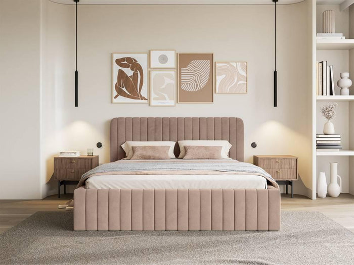 NADUVI Collection Bedframe Destro velvet met opbergruimte 180 x 200